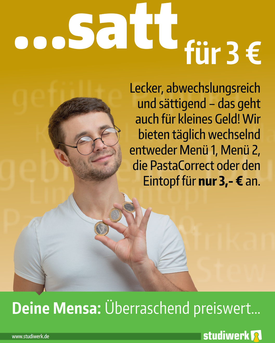 Bild: ... satt für 3 €